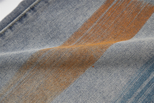 Title 19, Splash Ink Loose Denim Trousers for Men and Wom...