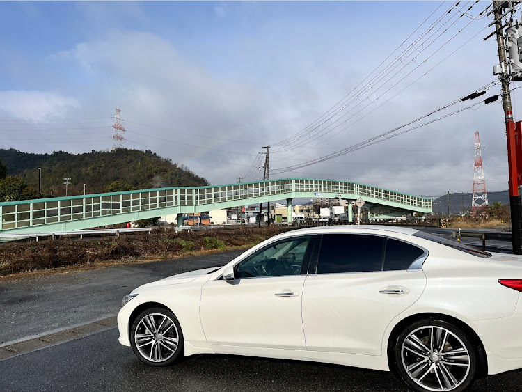 スカイラインのV37スカイライン・最南端ドライブ・あのベンチ・航続可能距離記録更新・2月に関するカスタム事例の投稿画像5枚目