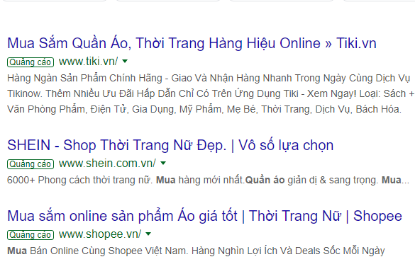  Quảng cáo Adwords 