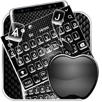 Cool Black Apple Keyboard Theme