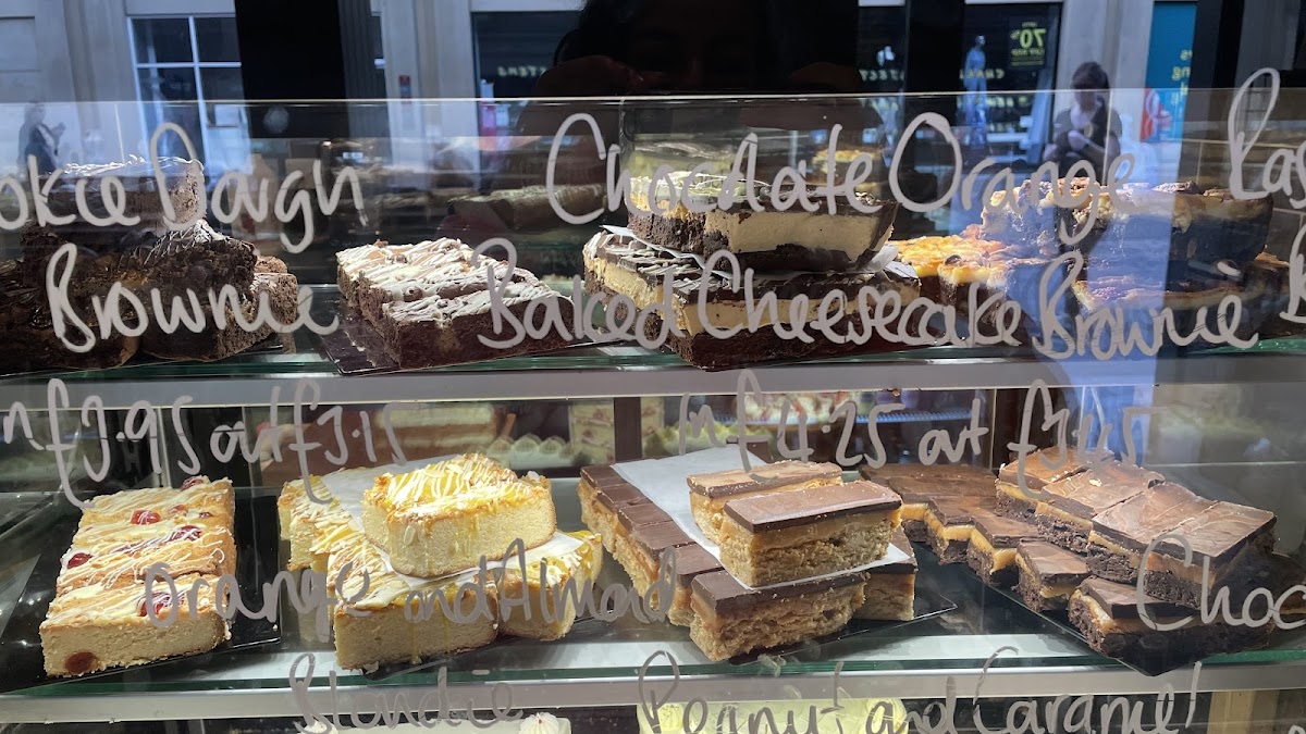 A wide range of gluten free desserts