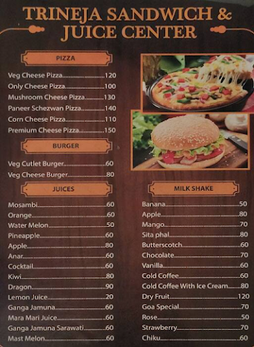 Trineja Sandwich And Juice Center menu 