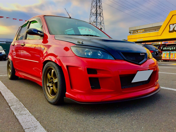 デミオの足回り・マフラー紹介・素人的インプレッション・AutoExe・柿本改に関するカスタム事例の投稿画像1枚目