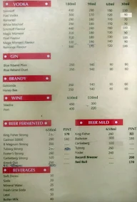 Honey Restaurant menu 1