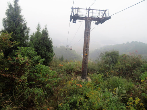 Cable Car Ride to Tianmen Mountain China 2016