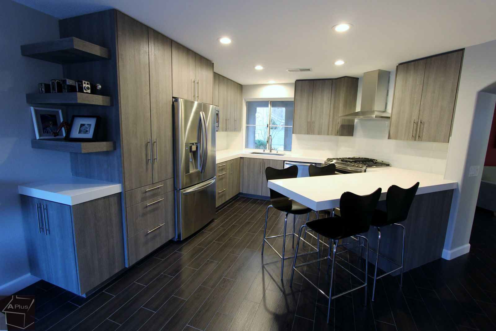 Modern Style Kitchen Remodel With Sophia Line Cabinets In Santa Ana