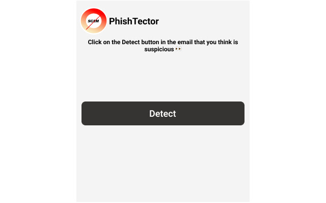 PhishTector - Gmail Phishing Detector chrome extension