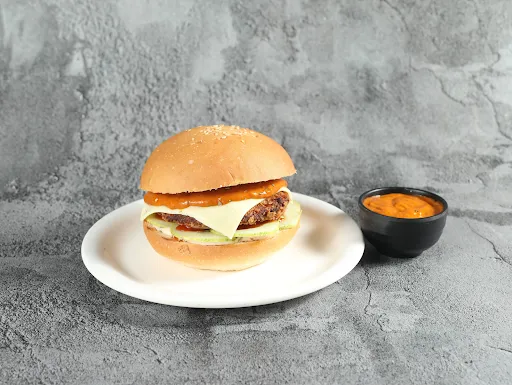 Crispy Chicken Makhani Burger