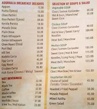 Kairali Adukkala menu 1