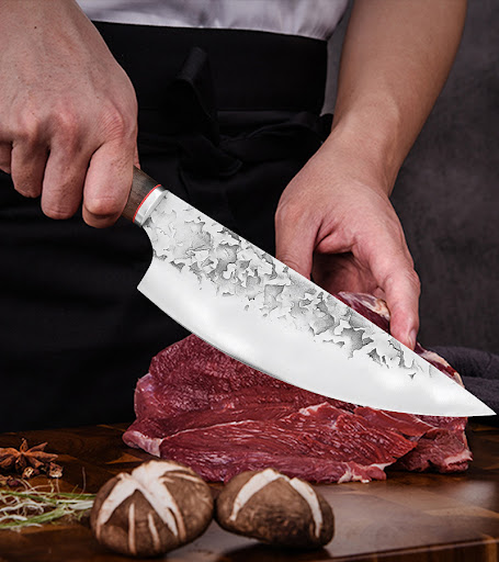 Title 5, Hand-forged Slaughter Boning Knife for butchers...