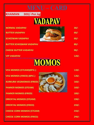 Tana Tan Foods menu 1