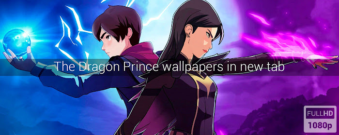 The Dragon Prince Wallpapers New Tab marquee promo image