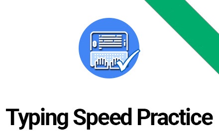 Typing Speed Practice chrome extension