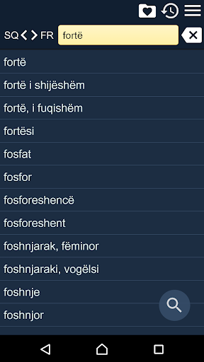 French Albanian Dictionary Fr
