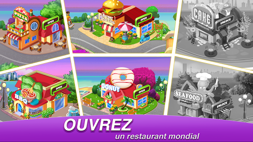 Cooking World: Jeux de Cuisine de my cafe' libre  APK MOD screenshots 4