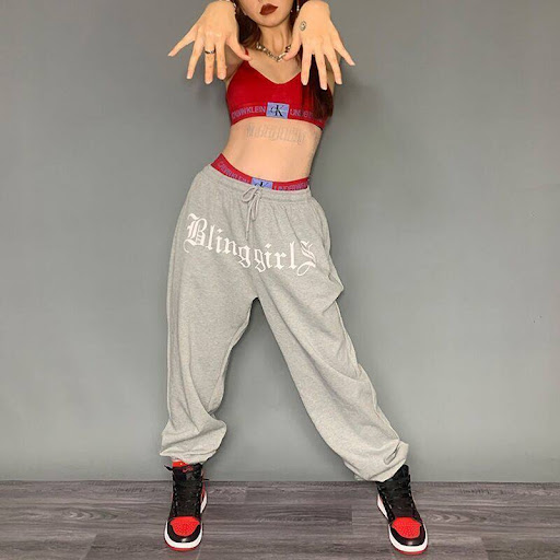 Title 1, Ladies High Waist All-match Harlan Leisure Pant...