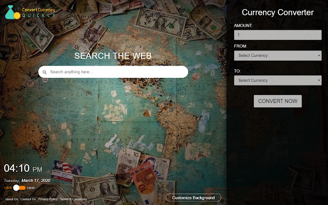 Convert Currency Quickly chrome extension