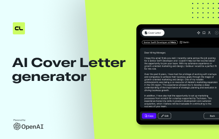 AI Cover Letter small promo image