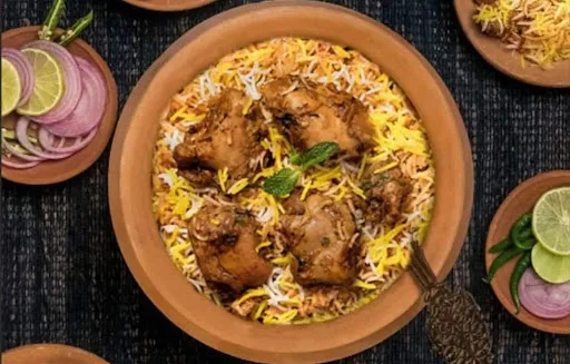 Chicken Hyderabadi Dum Biryani In Matka[1 Kg]