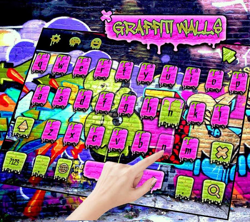 Скриншот хип-хоп граффити клавиатуры