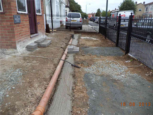 Installation of slabbed front of house - Bexleyheath