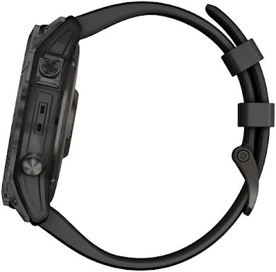 Garmin Fenix 7X Sapphire Solar GPS Smartwatch - 51mm, Carbon Gray DLC Titanium Case, Black Band alternate image 0