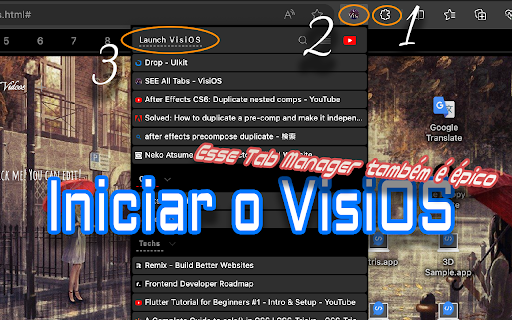 VisiOS - Tab / Bookmark Manager OS