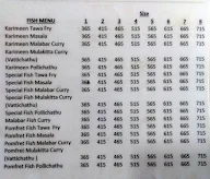 Kumarakom menu 1