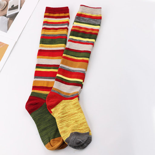 Title 10, Popular New Halloween Colorful Striped Stocking...