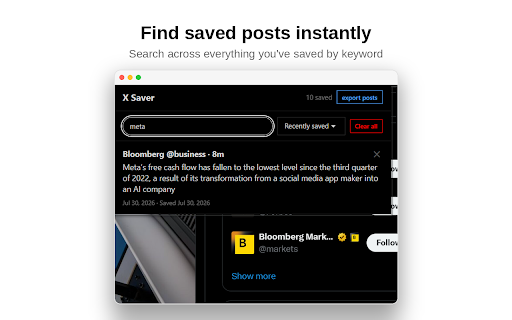 X Saver screenshot 2