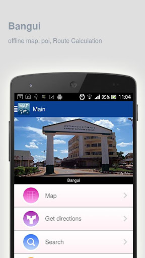 Bangui Map offline