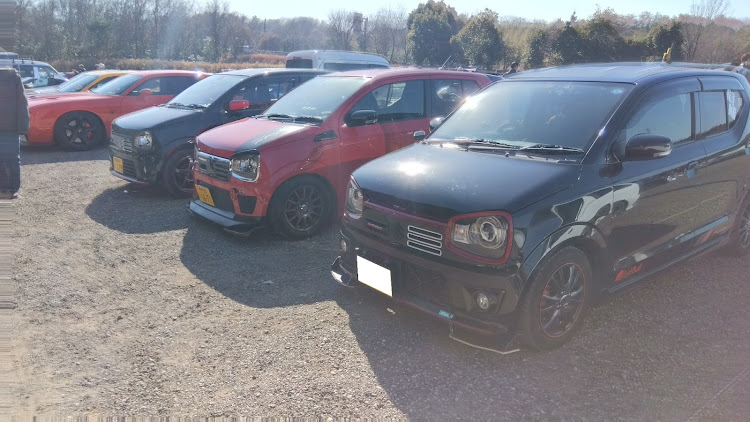 アルトワークスのアルトワークスha36s・いつもイイね＆コメントありがとうございます😆・舞子サンデーinメッセみき・皆様おつかれさまでした・ガンプラは漢のロマンに関するカスタム事例の投稿画像4枚目