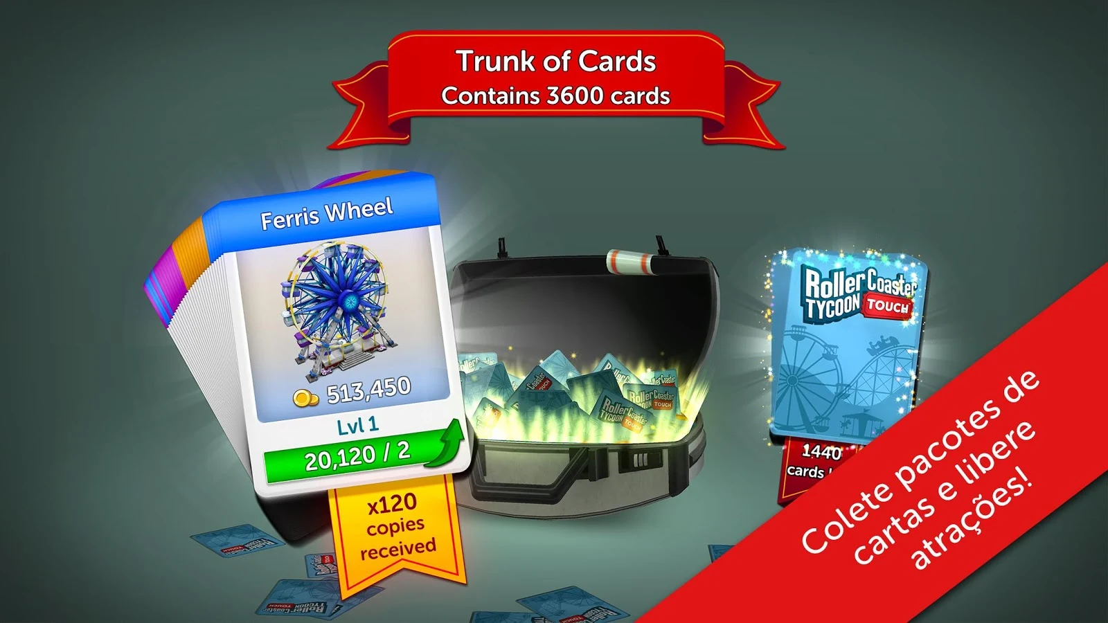 RollerCoaster Tycoon Touch: captura de tela