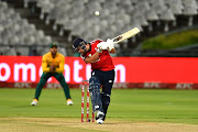 Dawid Malan of England during the 3rd KFC T20 International match between South Africa and England at Six Gun Grill Newlands on December 01, 2020 in Cape Town, South Africa. 