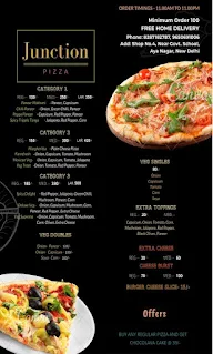 Junction Pizza menu 1