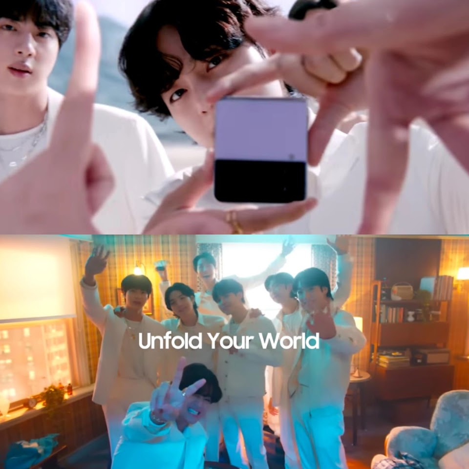 BTS: Samsung shades Apple for latest using the color purple for