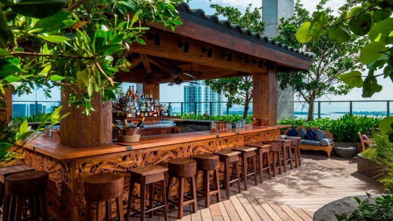  Sugar rooftop bar in Miami