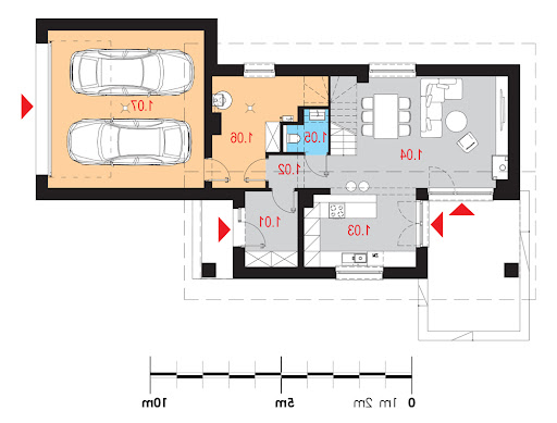 Reficio I G2 - Rzut parteru