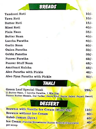 Green Leaf Cafe menu 4