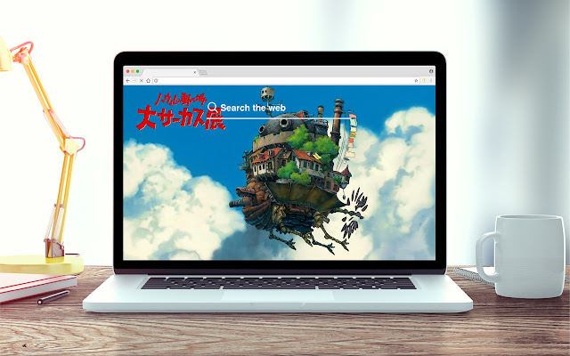 Howl's Moving Castle New Tab Theme