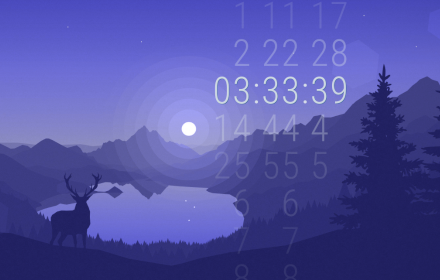 Animated Clock - New Tab small promo image