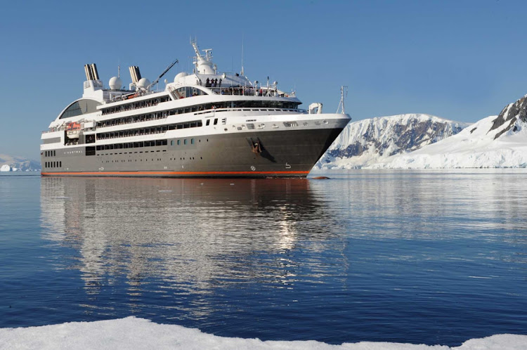 The 264-passenger L'Austral from Ponant offers comfortable sailings to Antarctica and the Arctic regions.  