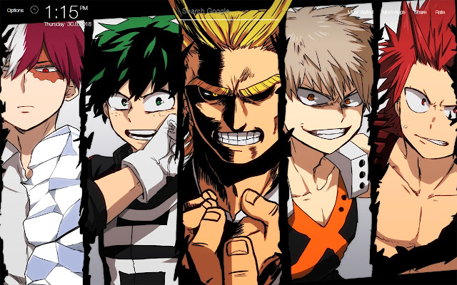 My Hero Academia Wallpapers FullHD New Tab