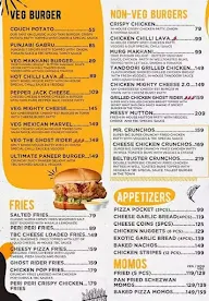 The Burger Company menu 1