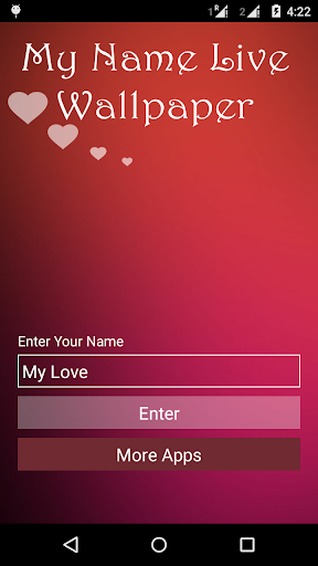 My Name Photo Live Wallpaper