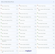 Mad About Pizza menu 1