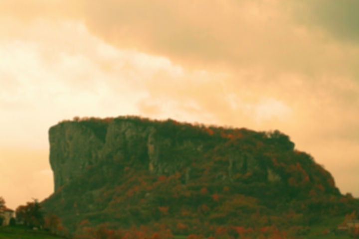 La roccia di Dante di bucefalo