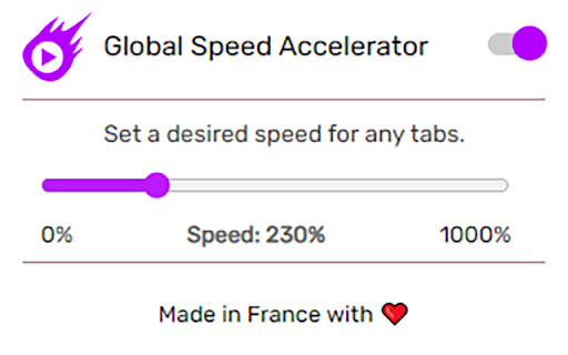 Global Speed Accelerator