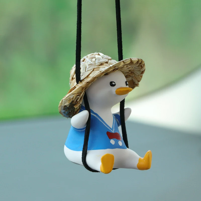 Title 2, Auto-hanger schattige anime eend zwaaiend achte...