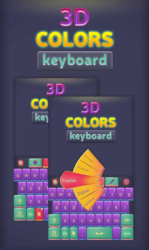 3D Colors GO Keyboard Theme